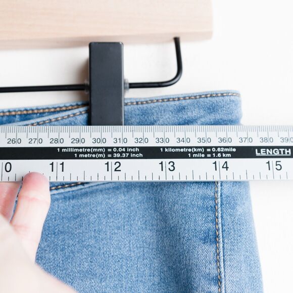 We the Free Flare Jeans Womens 28 Float On Pant Love Letters Bell Bottoms Fray - Picture 7 of 12